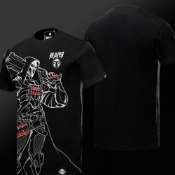 Cool Overwatch Reaper Tees For Men Black T-shirts