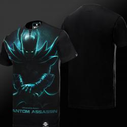 Limited Editon DOTA 2 Phantom Assassin T-shirt Darkness Effect Tees